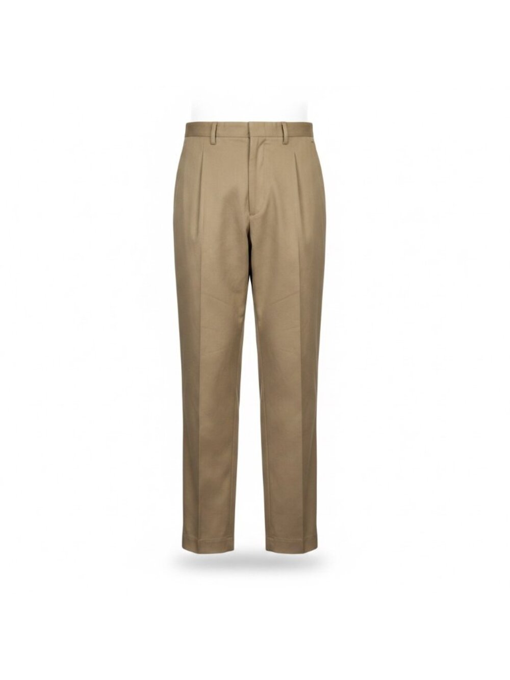 Nordstrom Michii Moon Women Tan High-Waist Pleated Dress Pants Size 8
